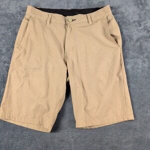 Burnside Mens Shorts sz 30 Khaki  Golf Hiking Travel Tennis Lightweight Classic